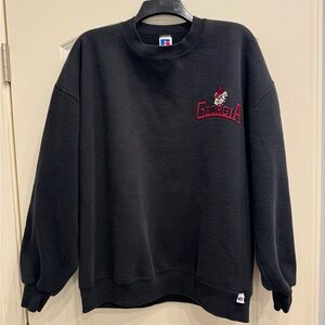 Vtg Russell Athletic Georgia Bulldogs Crewneck Sweatshirt Mens USA XXL 90s